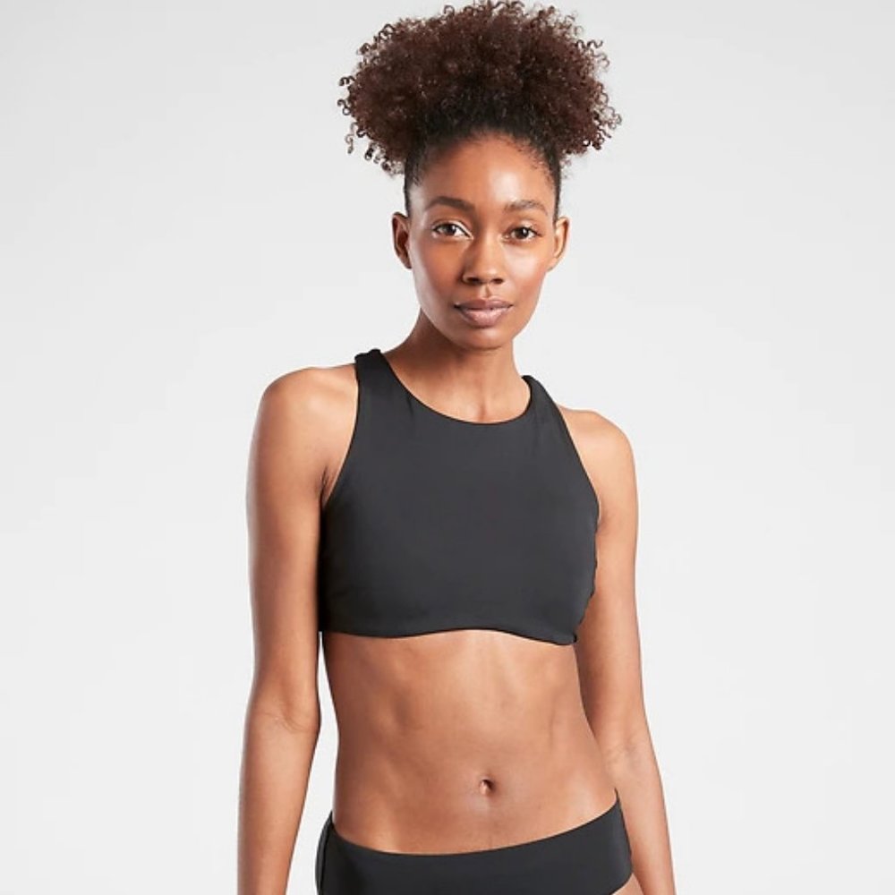 Athleta Maldives High Neck Bikini Top 32B/C - Picture 3 of 3